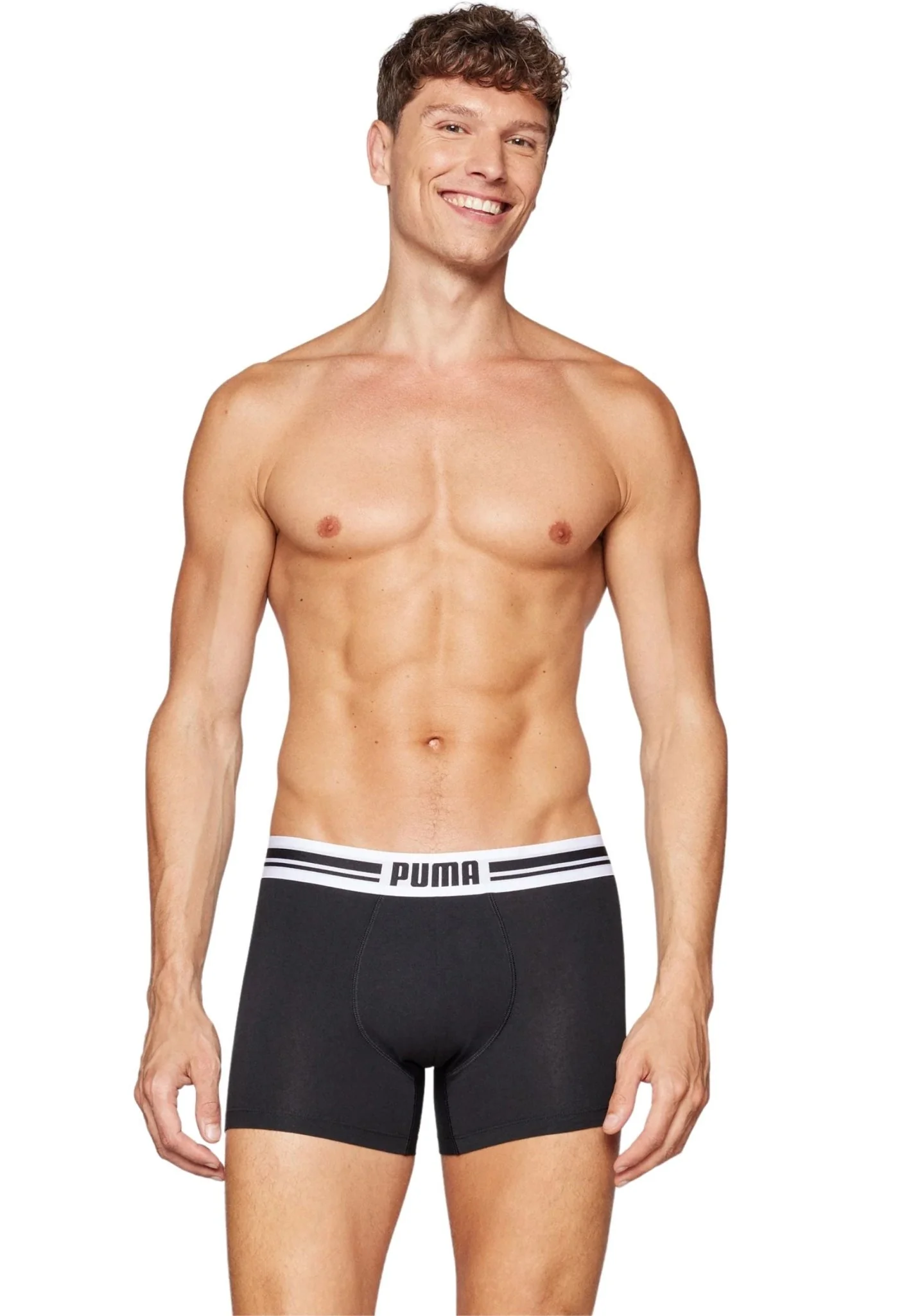 2-Pack Placed Logo Boxer Briefs, Black - Image 5