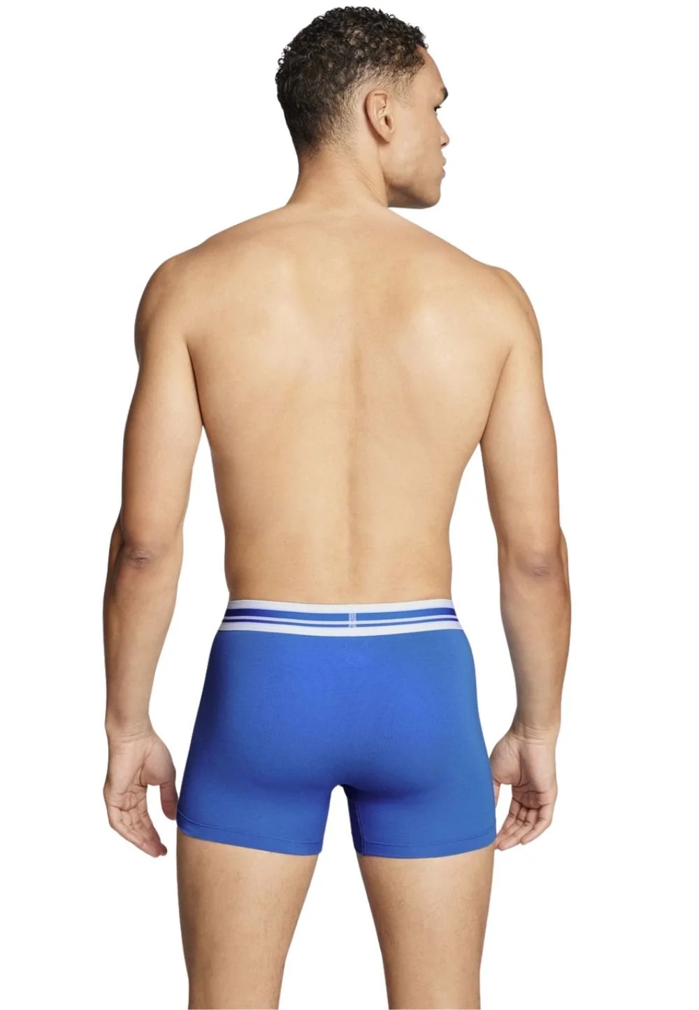 2-Pack Placed Logo Boxer Briefs, Blue/Navy - Image 4