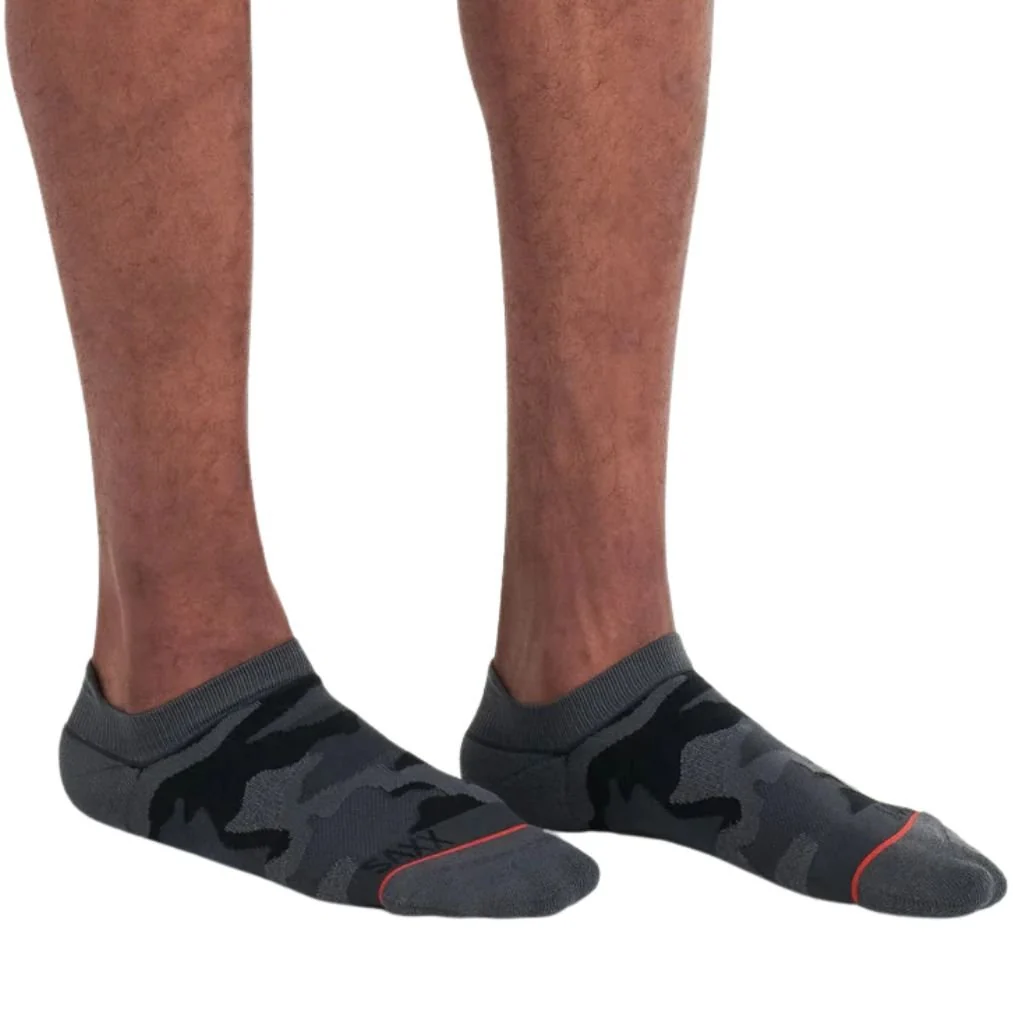 3-Pack Whole Package Low Show Socks, Black / White / Super Camo - Image 2
