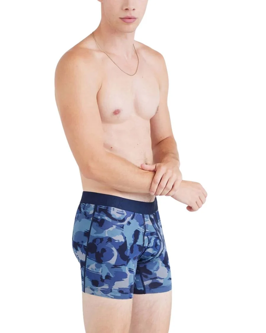 2-Pack DropTemp® Cooling Cotton Fly Boxer Briefs 5", Daybreak Camo - Image 4