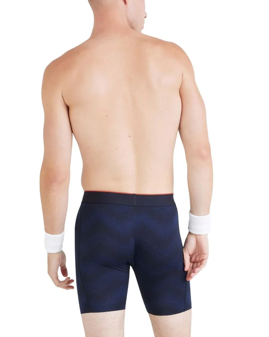 2-Pack Multi-Sport Performance Fly Boxer Briefs 6", Full Tilt Chevron/Black - Image 3