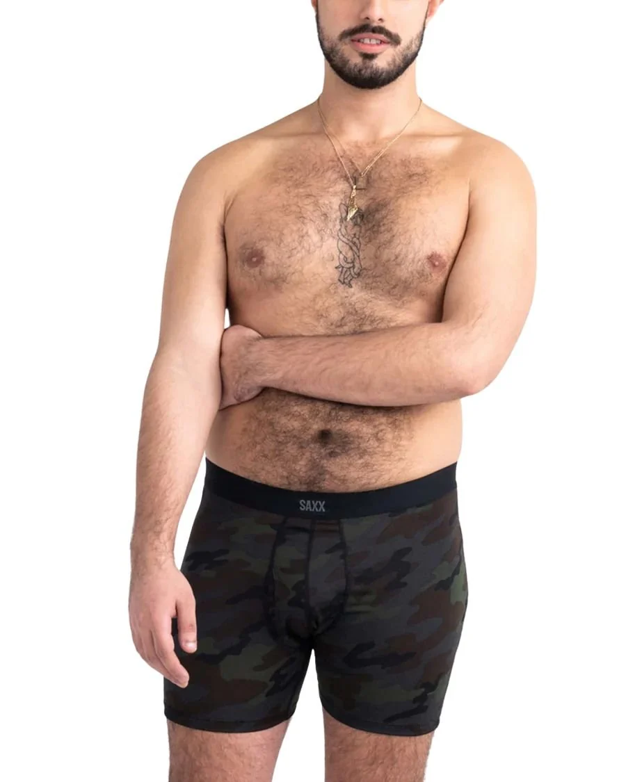 Daytripper Comfort Stretch Fly Boxer Brief 5", Black Ops Camo - Image 2