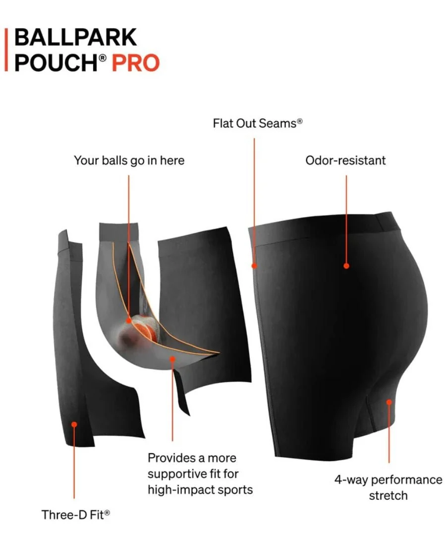 Kinetic Light Compression Mesh Boxer Brief 5", Black - Image 3
