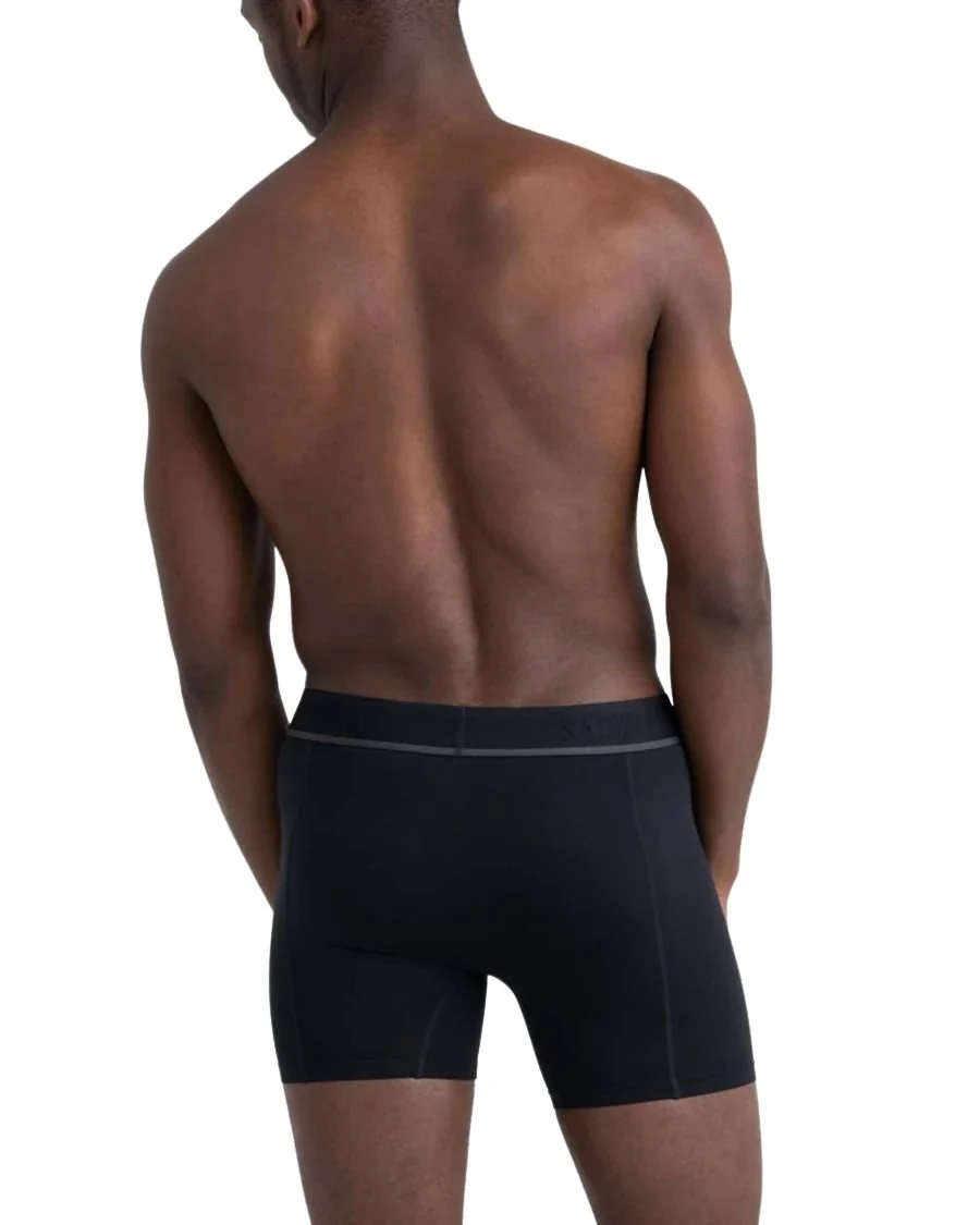 Kinetic Light Compression Mesh Boxer Brief 5", Black - Image 4