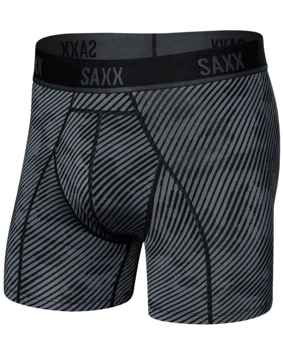 Kinetic Light Compression Mesh Boxer Brief 5", Optic Camo Black