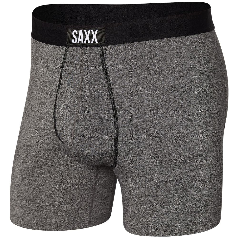 Ultra Super Soft Fly Boxer Brief 5", Salt & Pepper