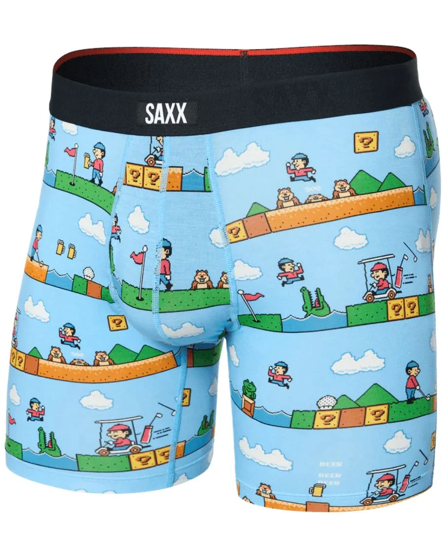 Vibe Xtra Soft Fly Boxer Brief 6", Out Of Bounds Blue