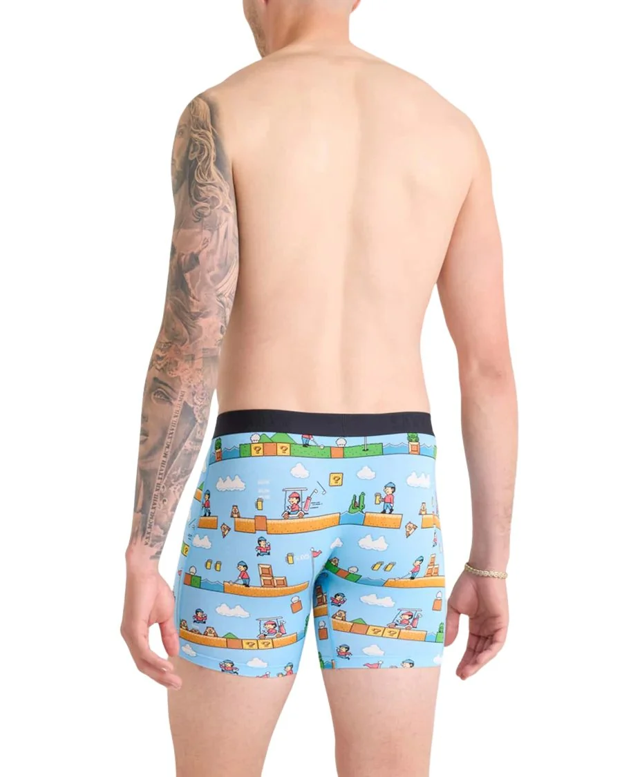 Vibe Xtra Soft Fly Boxer Brief 6", Out Of Bounds Blue - Image 3