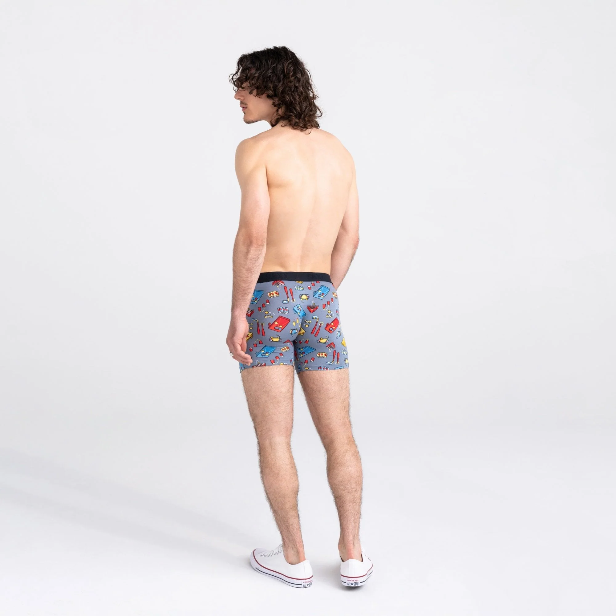Vibe Super Soft Boxer Brief, Beer Olympics Grey - Image 5