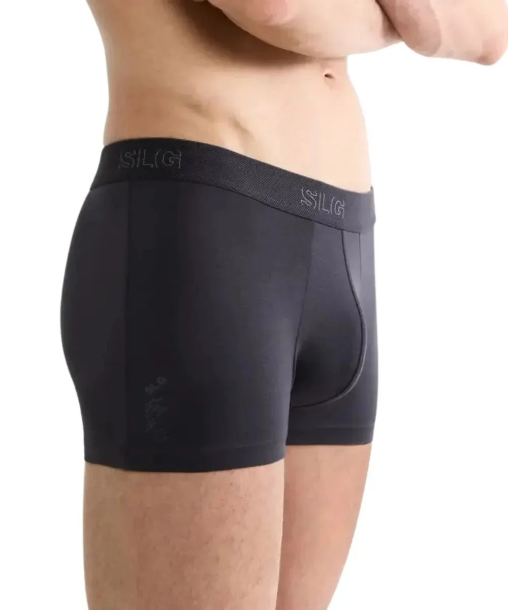 2-Pack SLG Base Boxer Trunks, Charcoal - Image 4