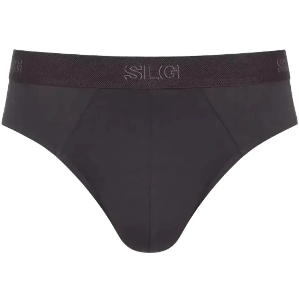 2-Pack SLG Base Briefs, Blue/Charcoal - Image 3