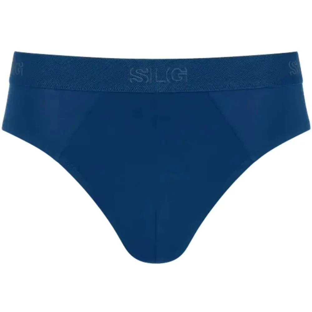 2-Pack SLG Base Briefs, Blue/Charcoal - Image 4