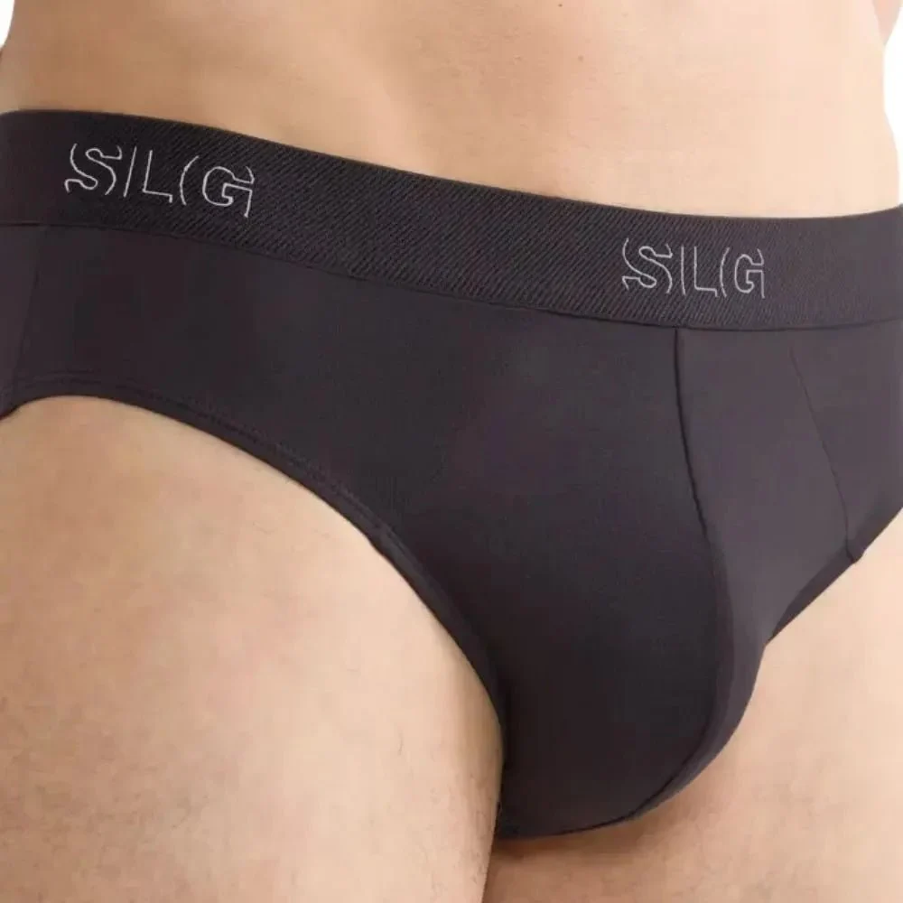 2-Pack SLG Base Briefs, Charcoal - Image 3