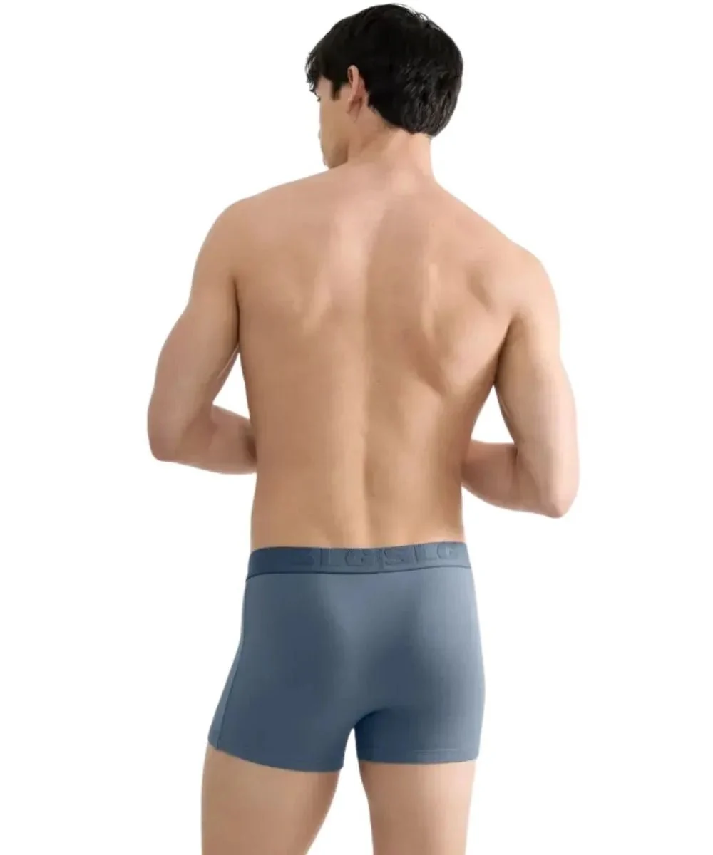 2-Pack SLG Base Modal Soft Boxer Trunks, Blue Combination - Image 6
