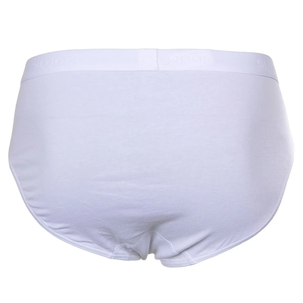24/7 2-Pack Men's Midi Briefs, White - Image 2