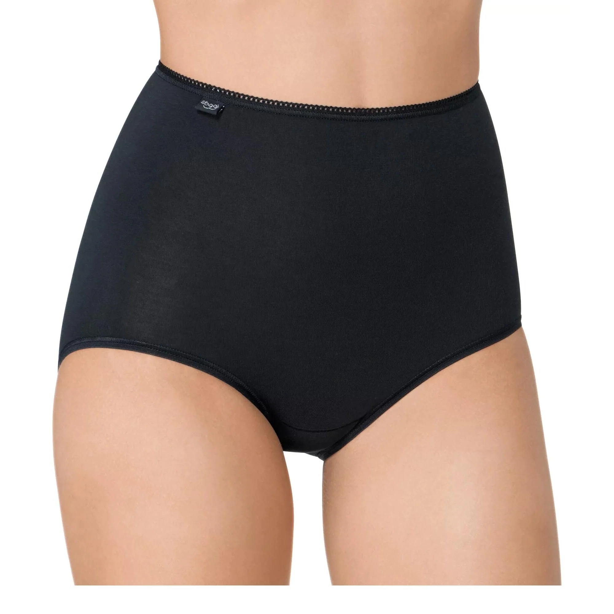24/7 3-Pack Cotton Maxi Briefs, Black - Image 2