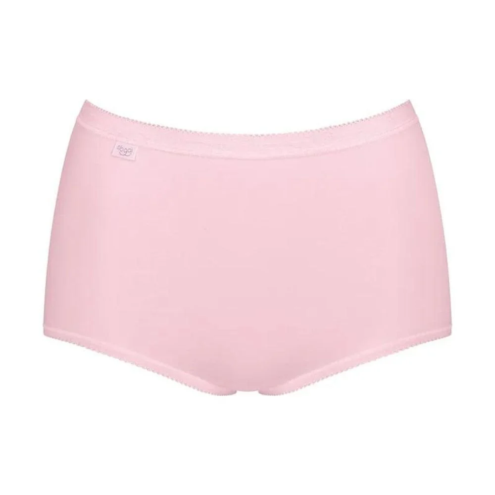 Basic+ 3-Pack Cotton Maxi Briefs, Pastel Blue/Yellow/Pink - Image 3