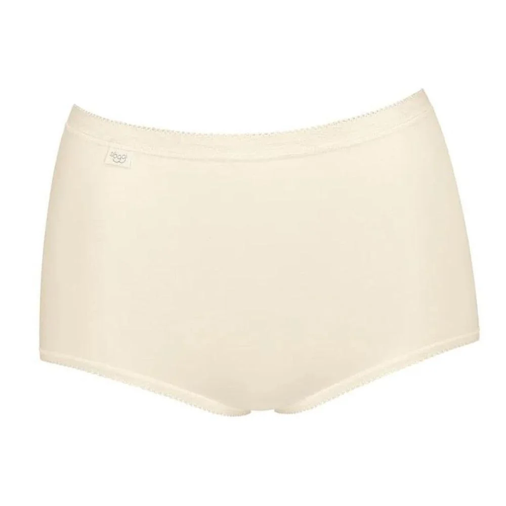 Basic+ 3-Pack Cotton Maxi Briefs, Pastel Blue/Yellow/Pink - Image 4