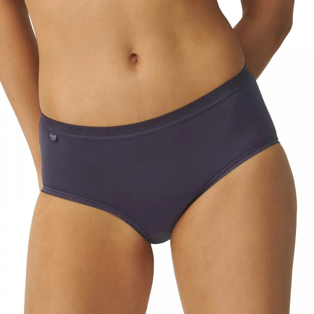 Basic 3 Pack Midi Brief, Grey / Ink Grey / Sky - Image 2