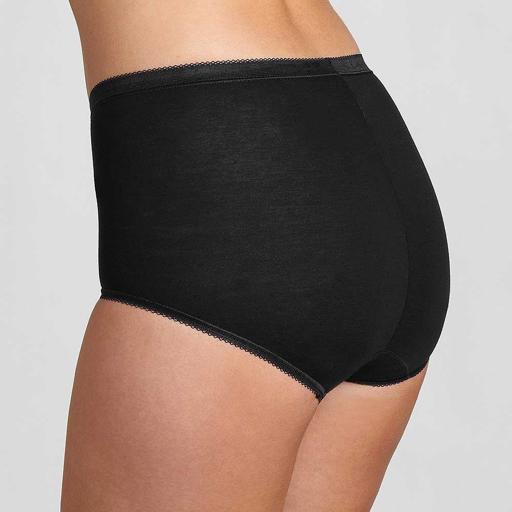 Basic 4-Pack Maxi Briefs, Black - Image 3