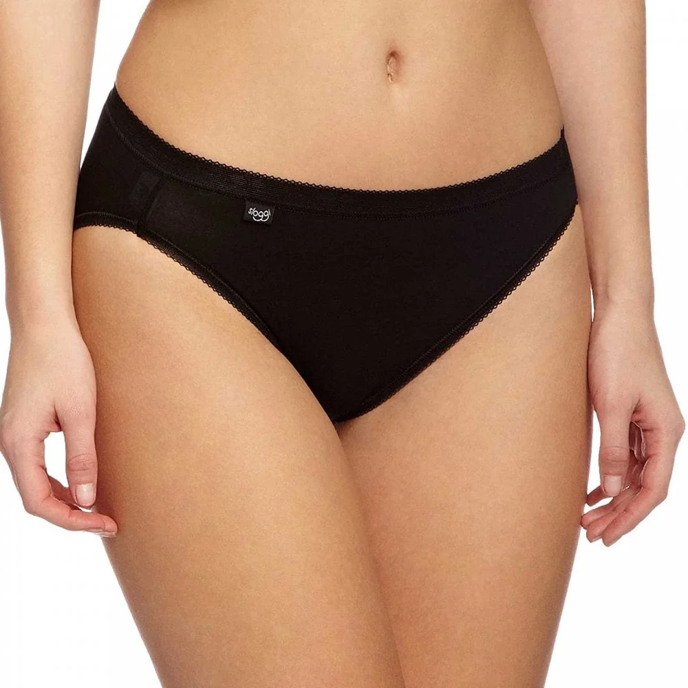 Basic+ 4-Pack Tai Briefs, Black - Image 2