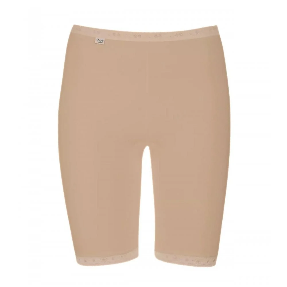 Basic+ Cotton Long Shorts, Skin