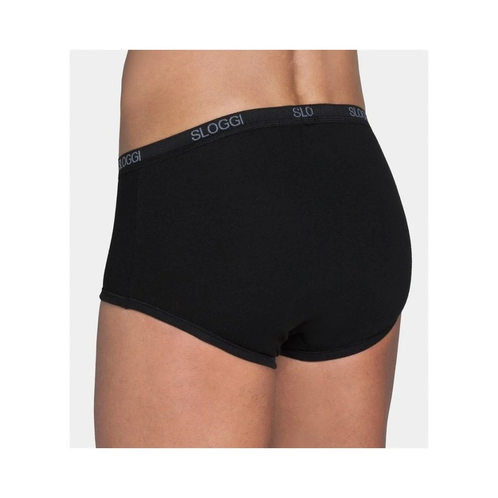 Basic Men's Maxi Brief, Black - Image 3