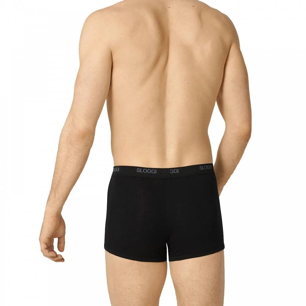 Basic Short Boxer Trunk, Black - Image 3