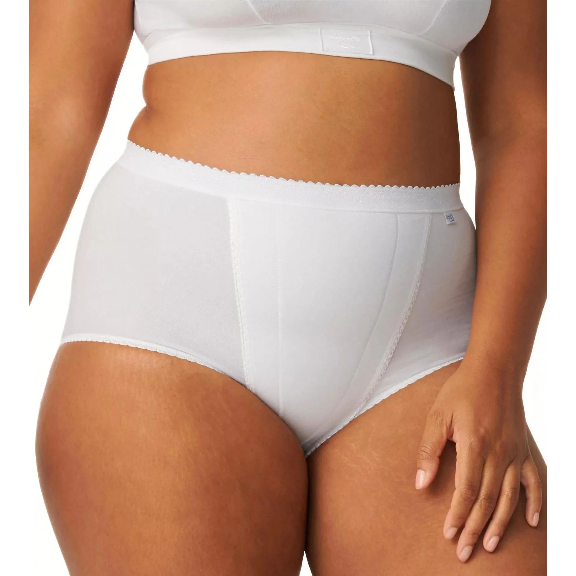 Control 2-Pack Maxi Briefs, White - Image 2