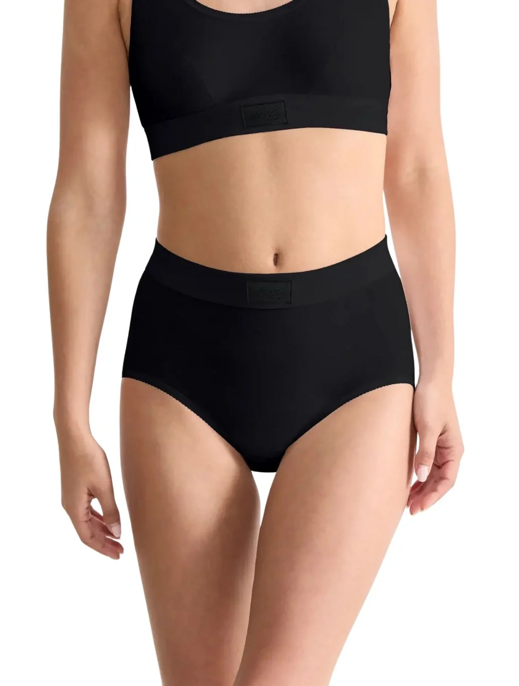 Double Comfort 2-Pack Maxi Briefs, Black - Image 2