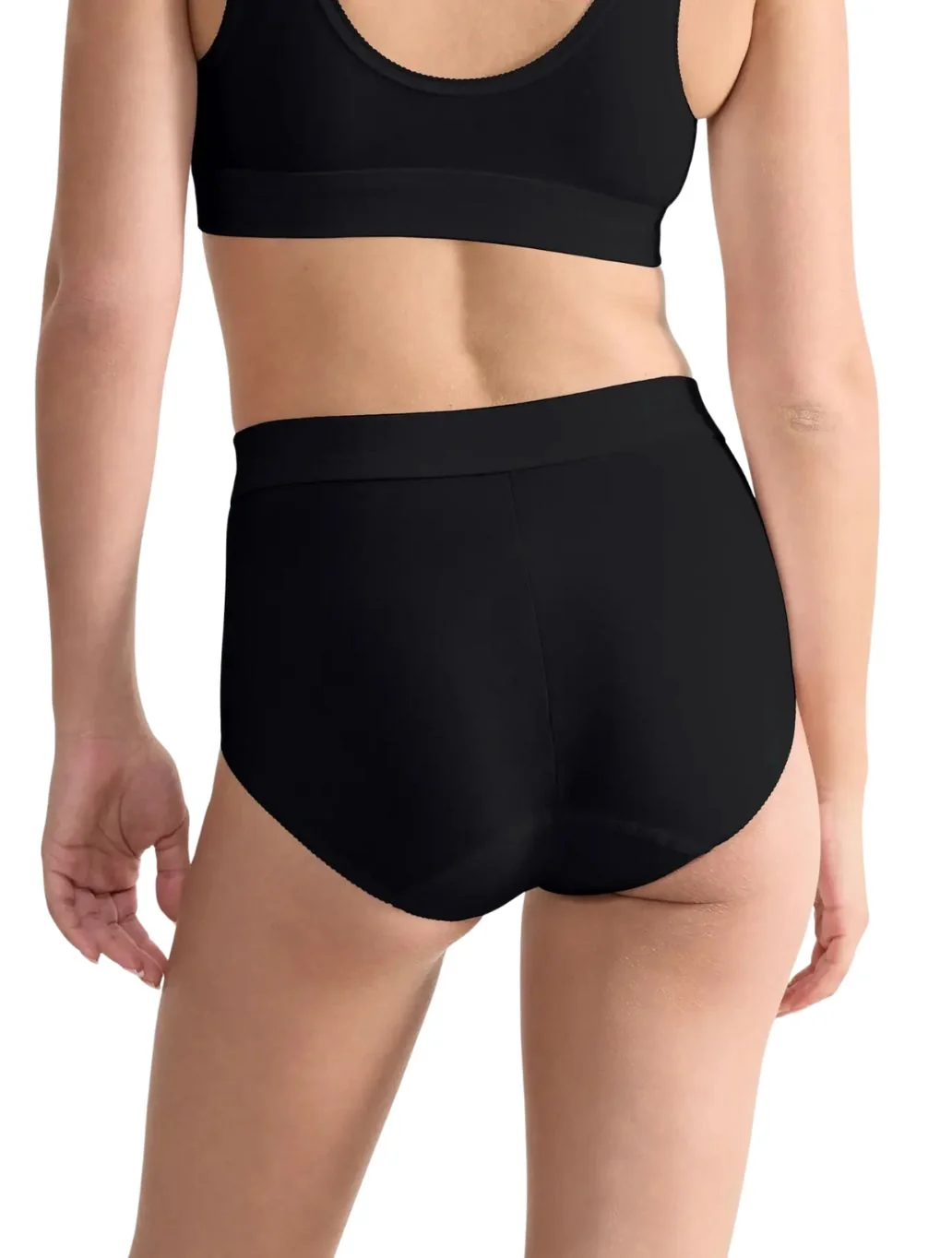 Double Comfort 2-Pack Maxi Briefs, Black - Image 3