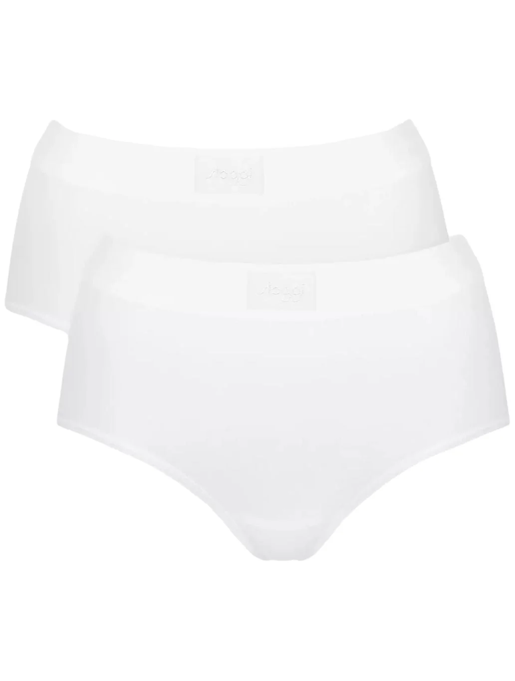 Double Comfort 2-Pack Maxi Briefs, White