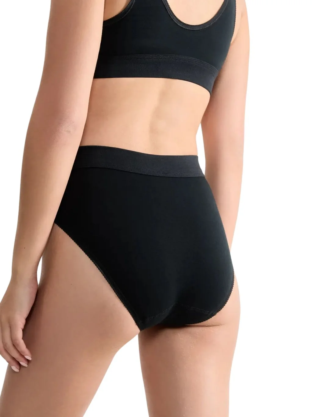 Double Comfort 2-Pack Tai Briefs, Black - Image 3