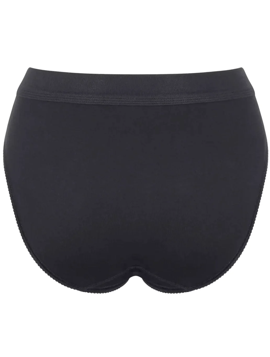 Double Comfort 2-Pack Tai Briefs, Black - Image 6