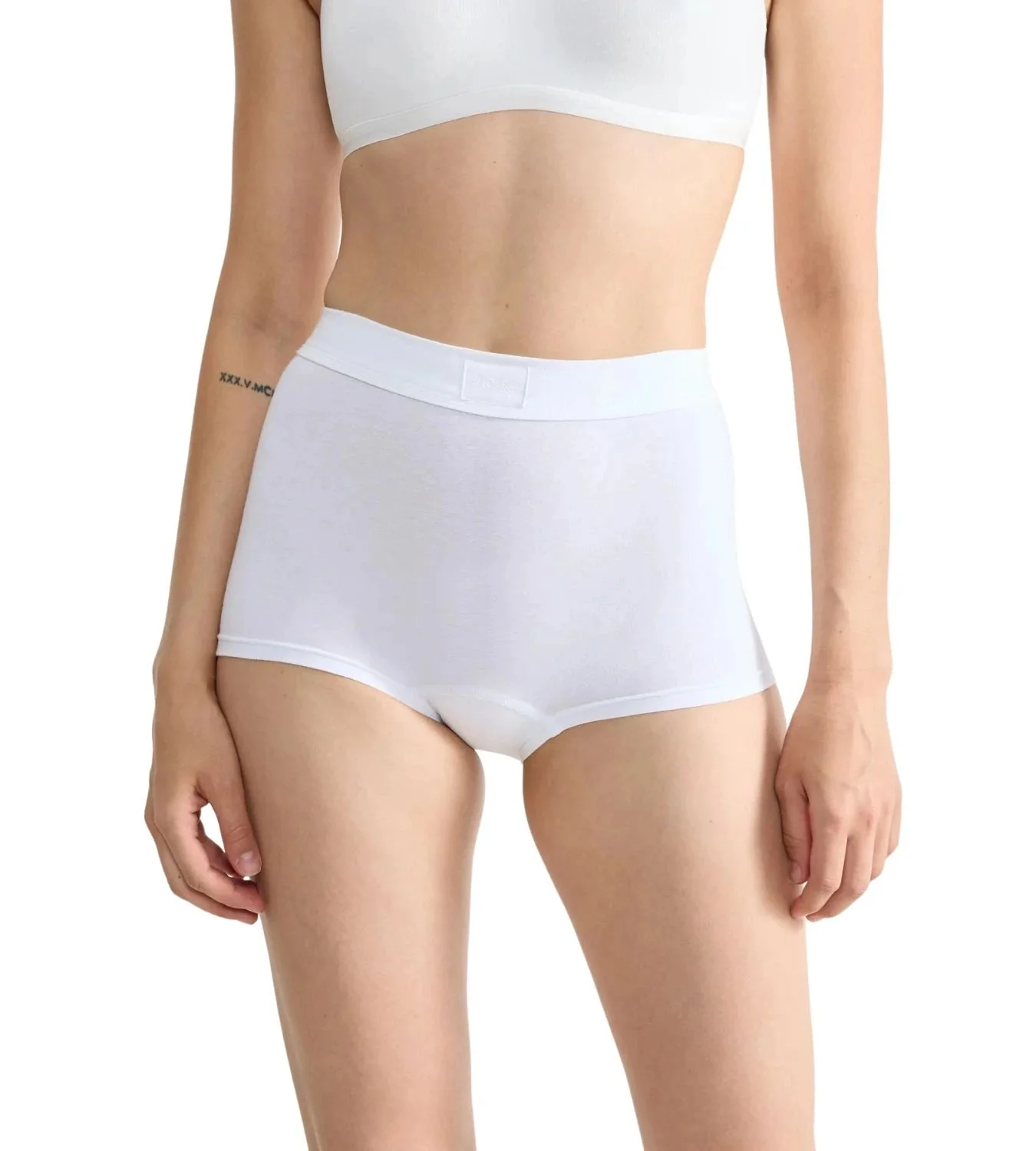 Double Comfort Boy Short, White - Image 3