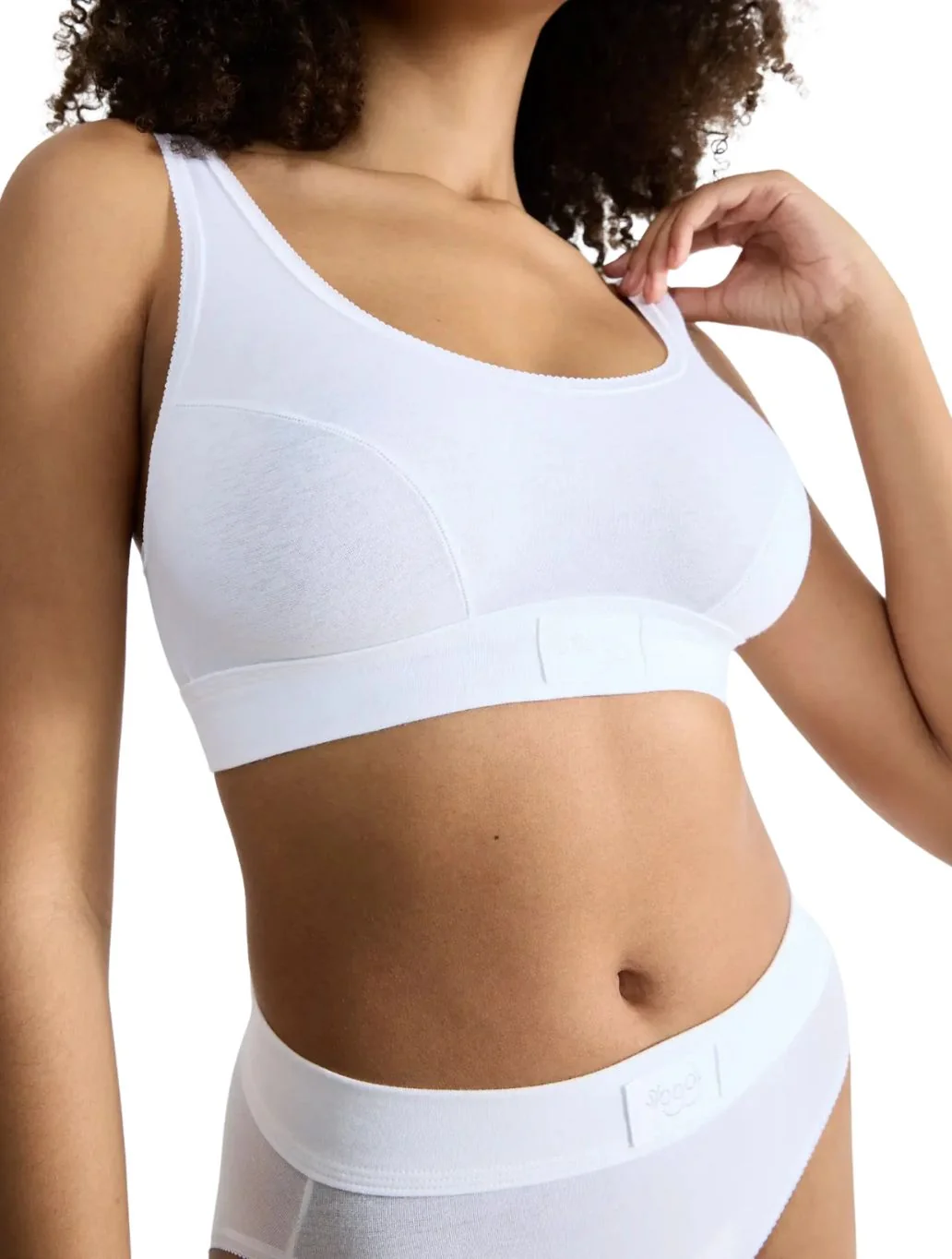 Double Comfort Top, White - Image 3