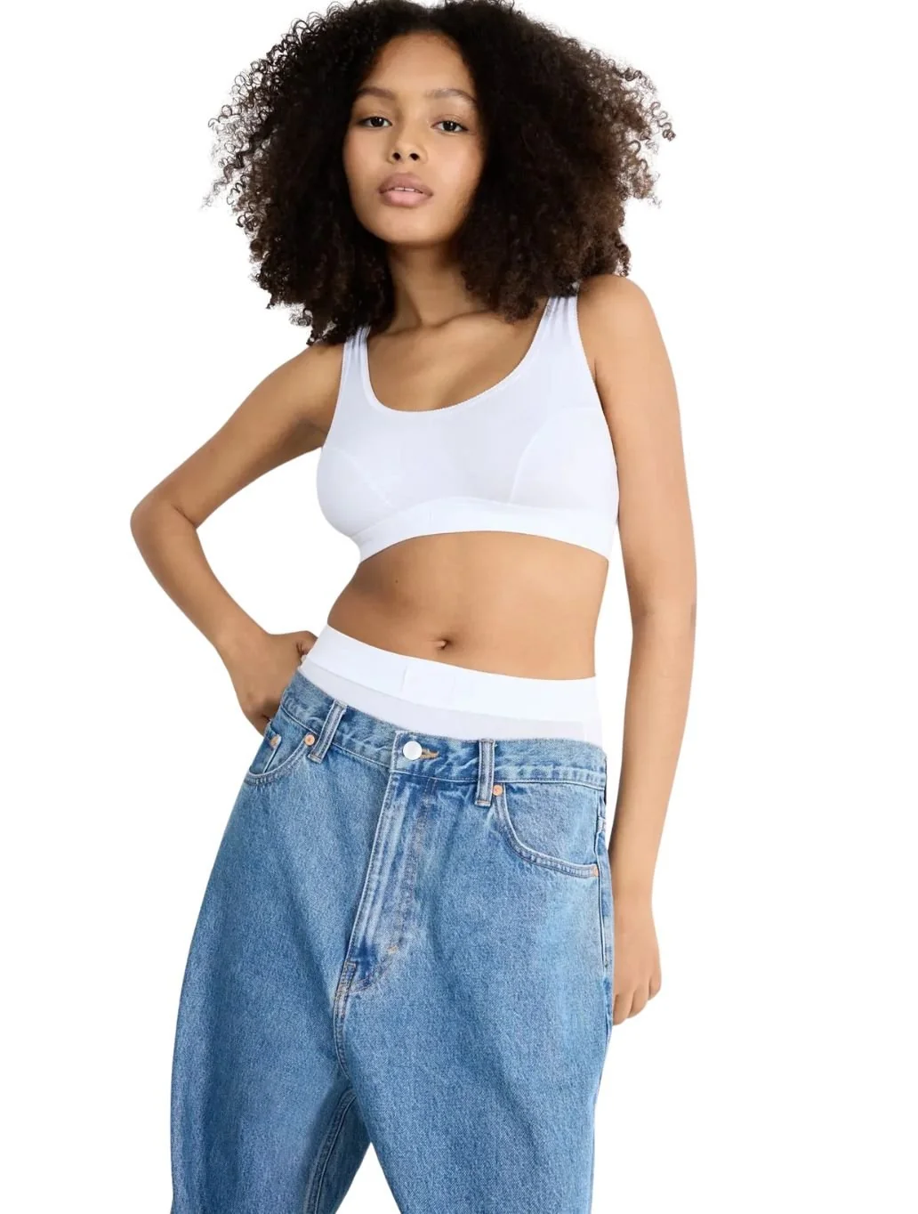 Double Comfort Top, White - Image 6