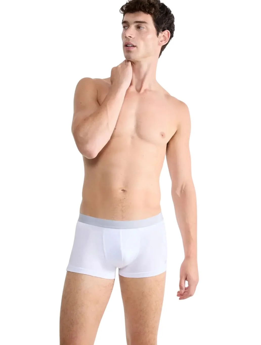 Go ABC 2.0 2-Pack Hipster Boxer Trunks, White - Image 2
