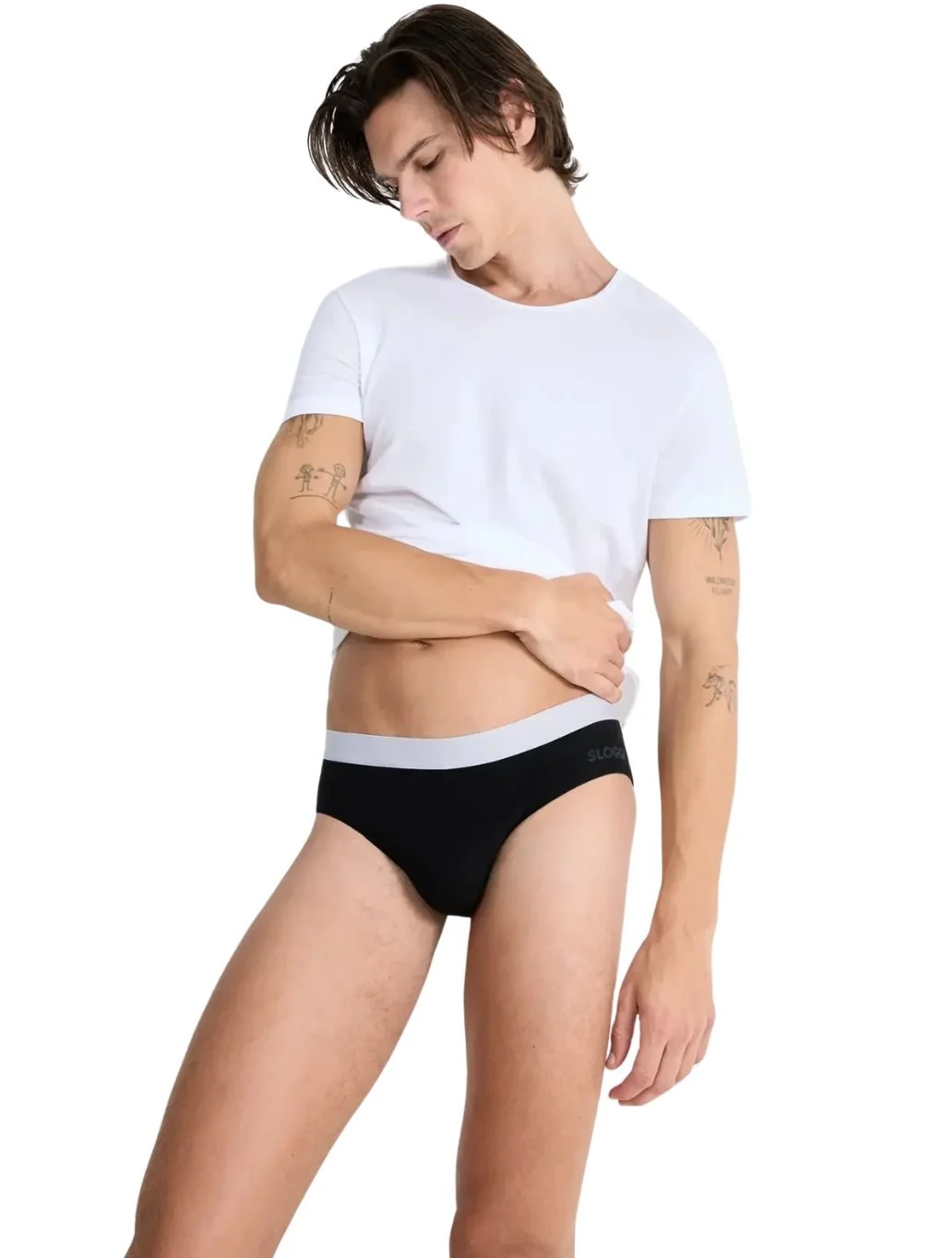 Go ABC 2.0 2-Pack Midi Briefs, Black - Image 4