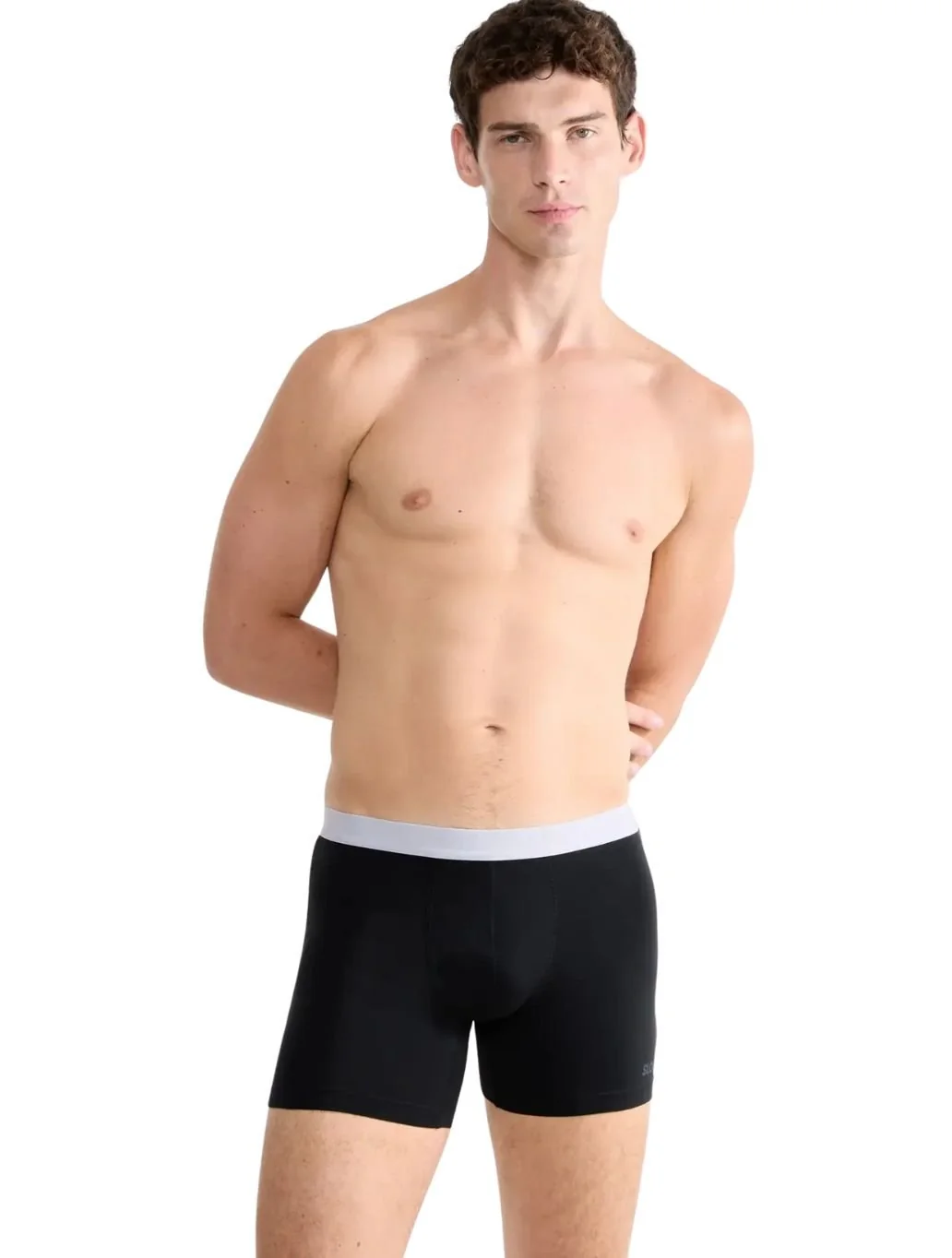 Go ABC 2.0 2-Pack Short Boxer Trunks, Black - Image 2