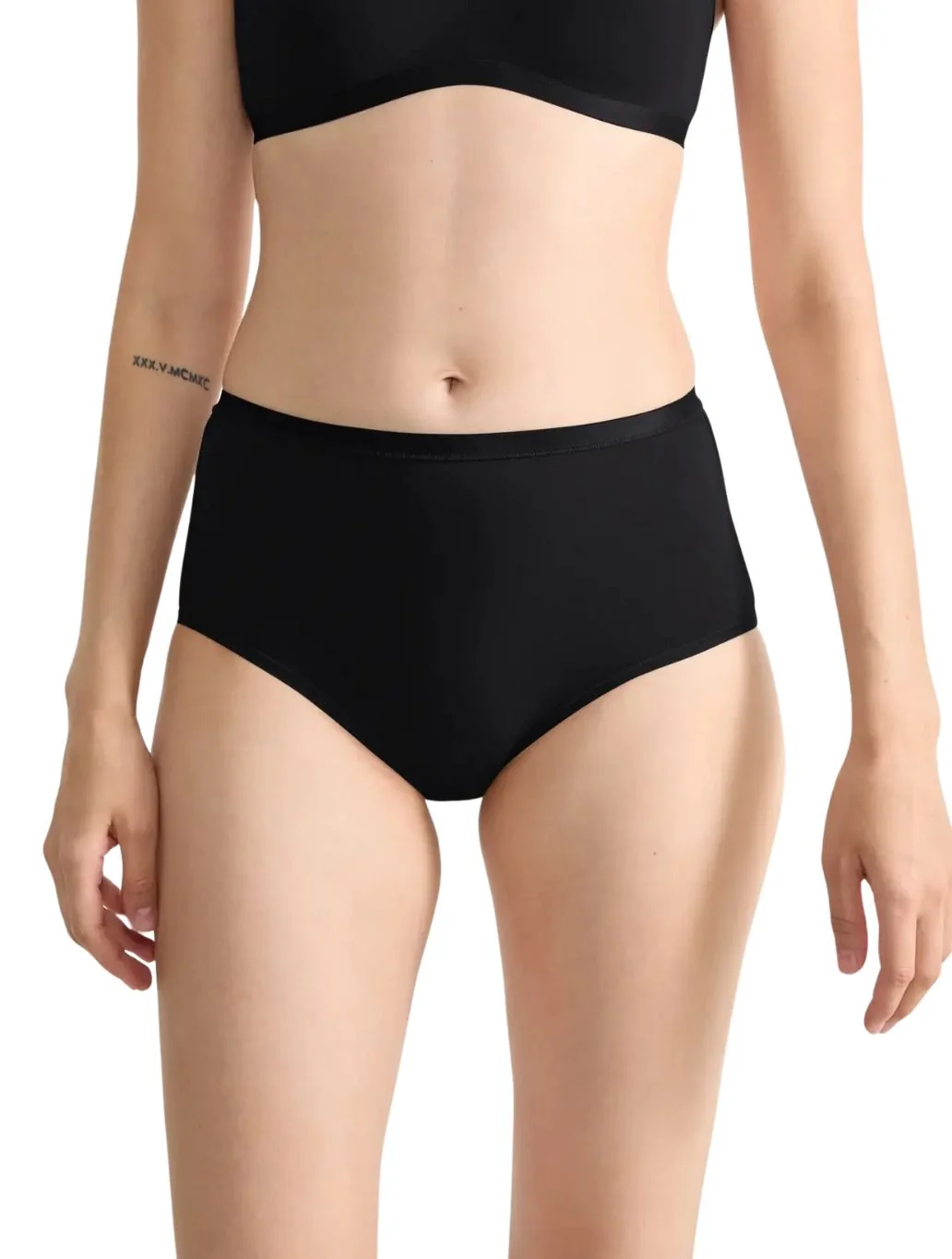 Go Daily Cotton 3-Pack High Waist Briefs, Black - Image 2