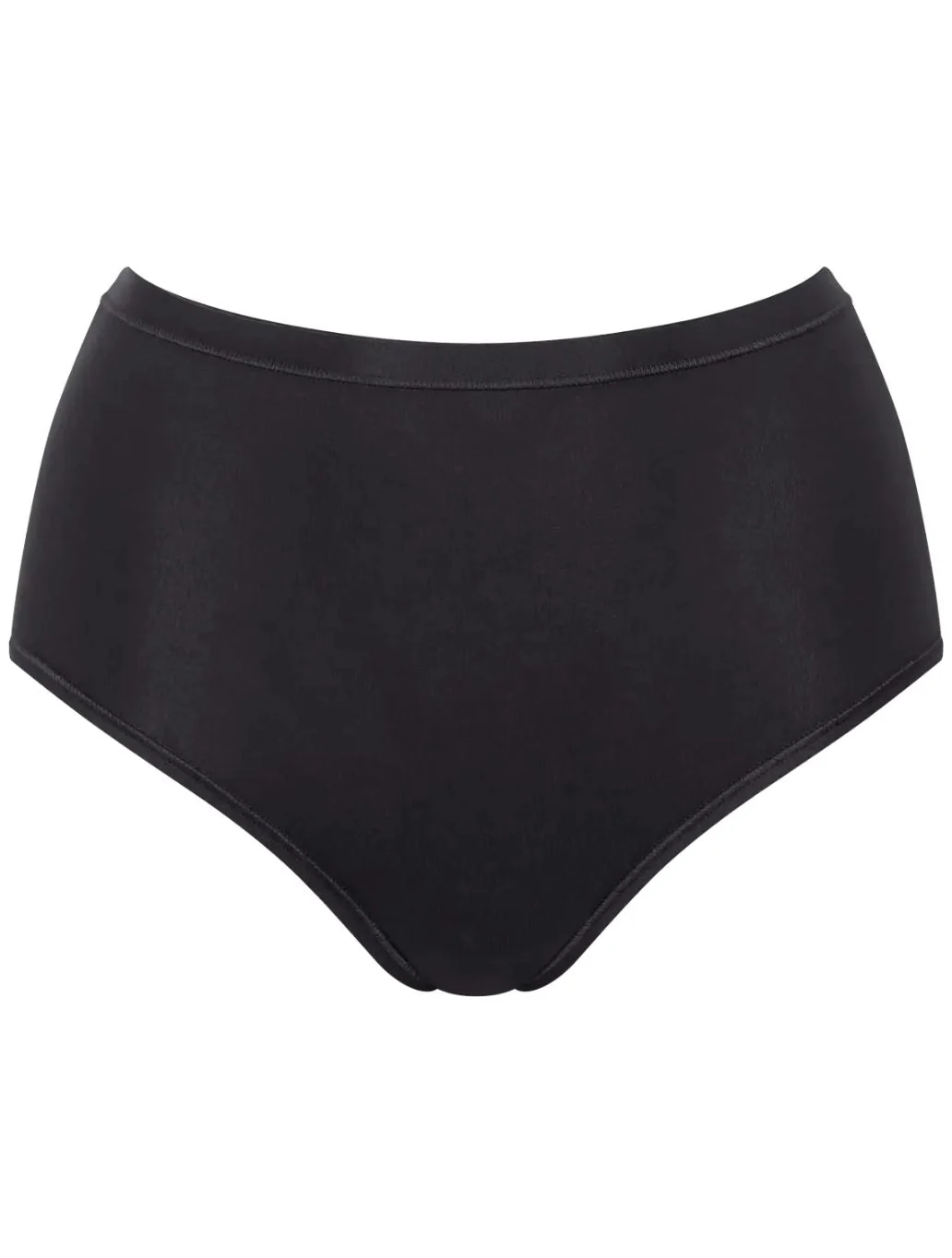 Go Daily Cotton 3-Pack High Waist Briefs, Black - Image 4