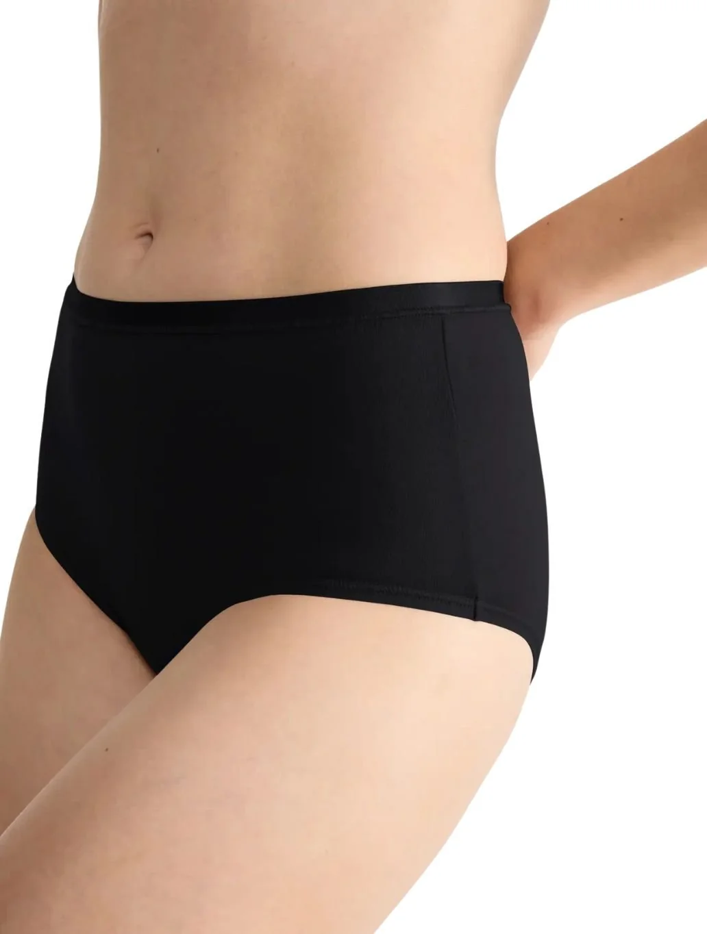 Go Daily Cotton 3-Pack High Waist Briefs, Black - Image 7