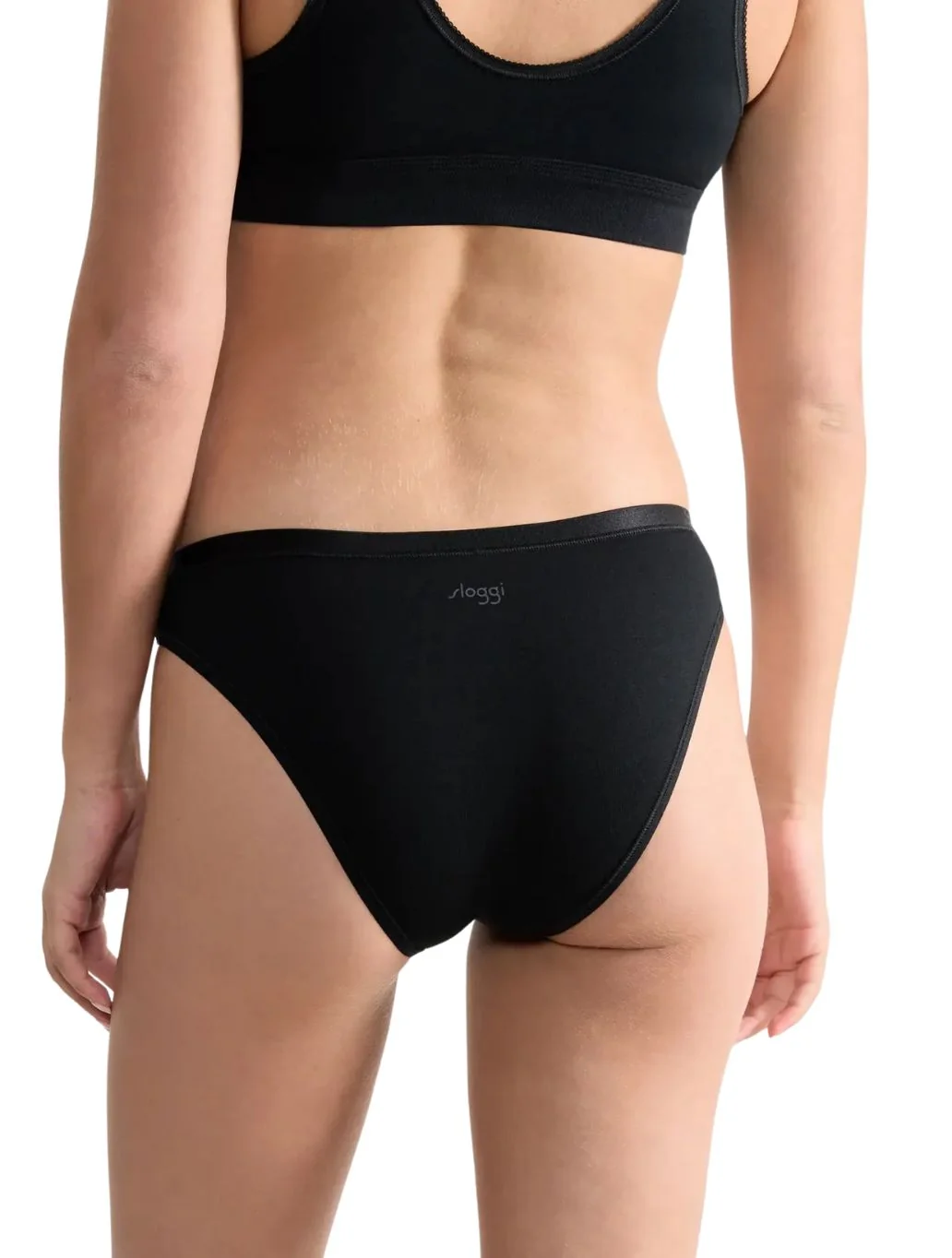 Go Daily Cotton 3-Pack Mini Briefs, Black - Image 5