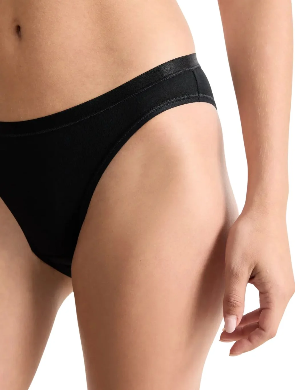 Go Daily Cotton 3-Pack Mini Briefs, Black - Image 7