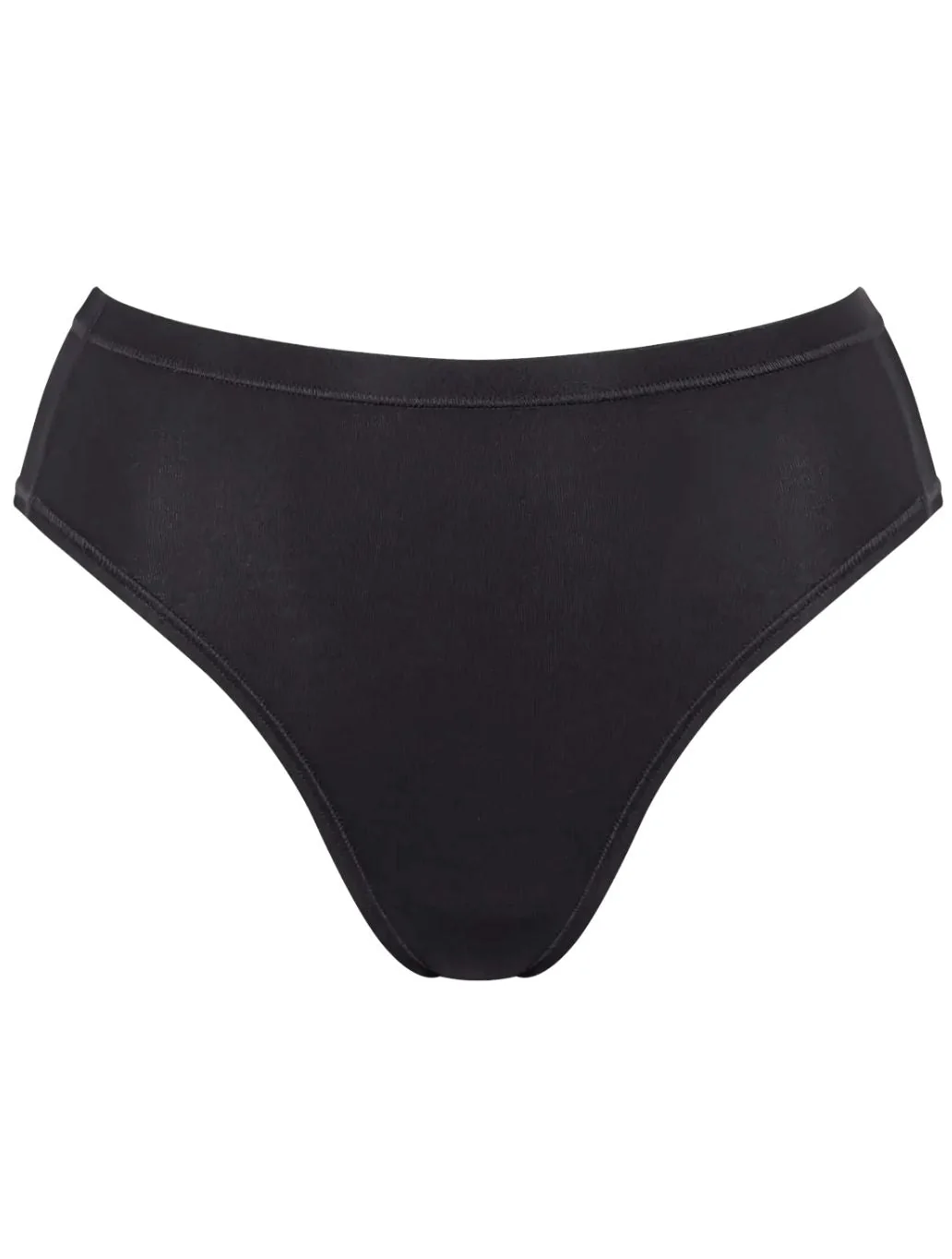 Go Daily Cotton 3-Pack Tai Briefs, Black - Image 6
