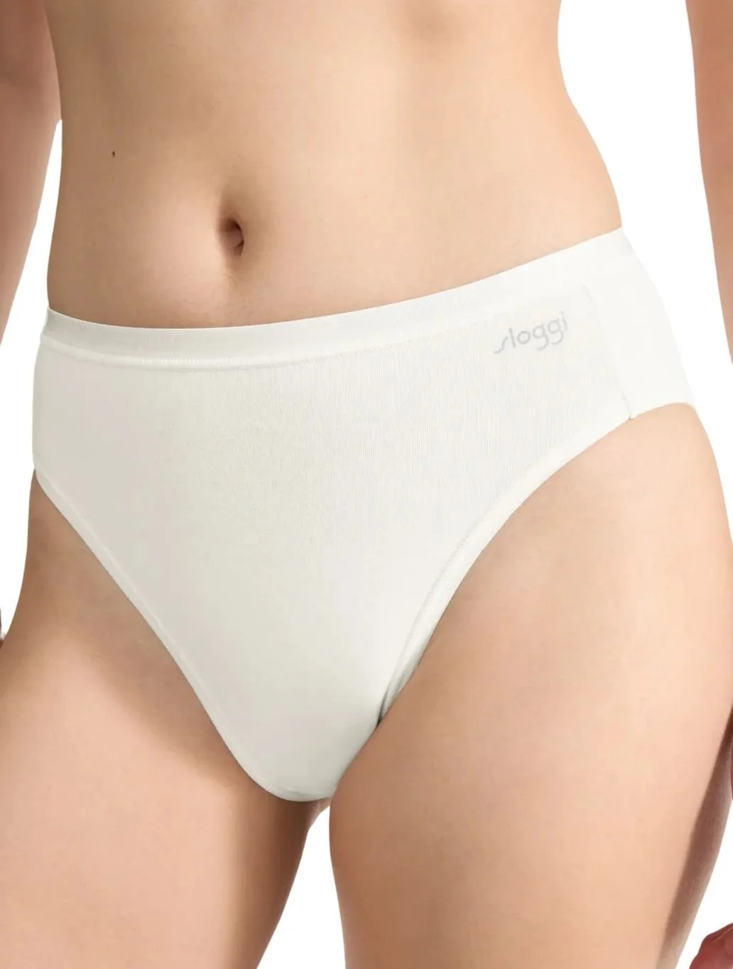 Go Daily Cotton 3-Pack Tai Briefs, Silk White - Image 3