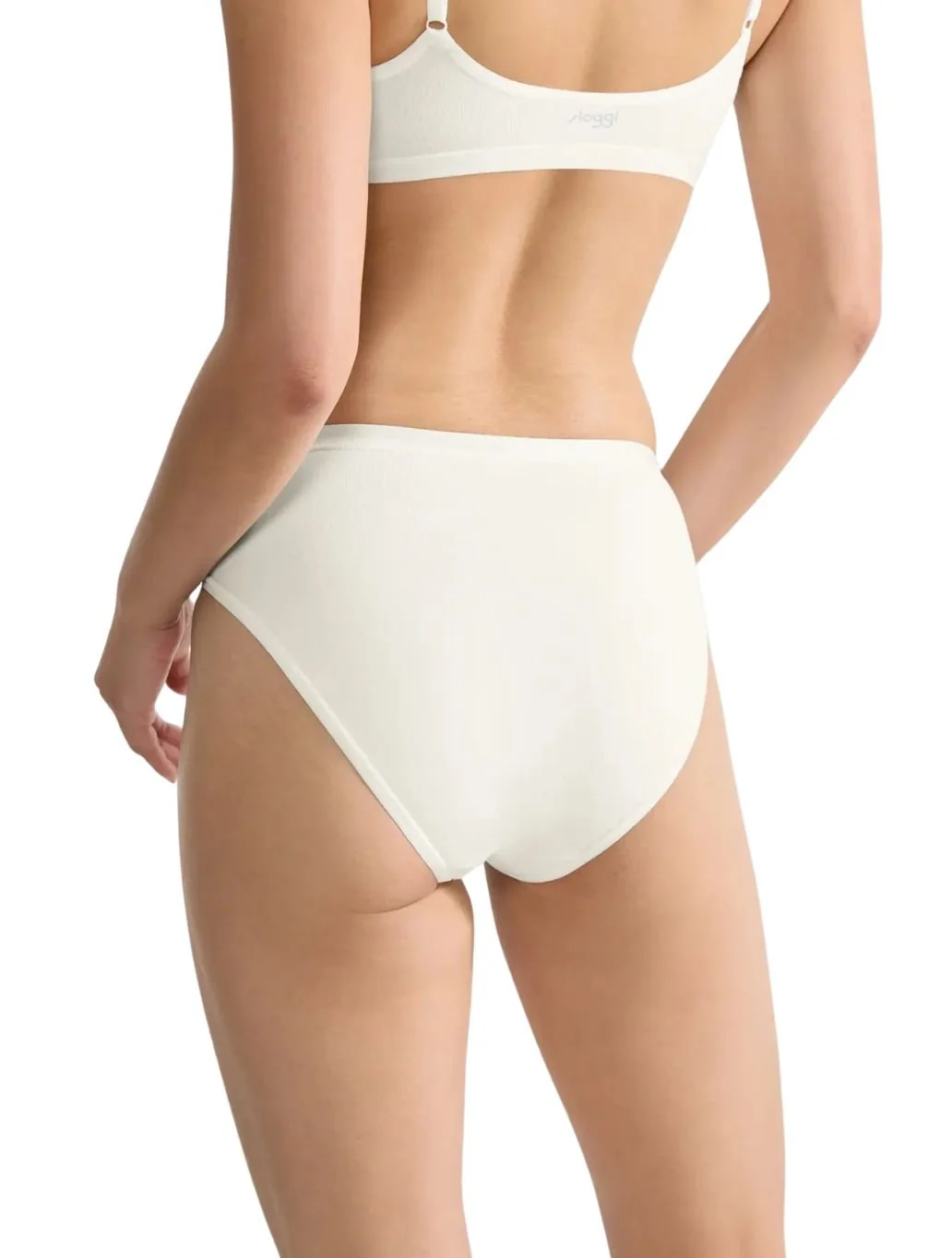 Go Daily Cotton 3-Pack Tai Briefs, Silk White - Image 4