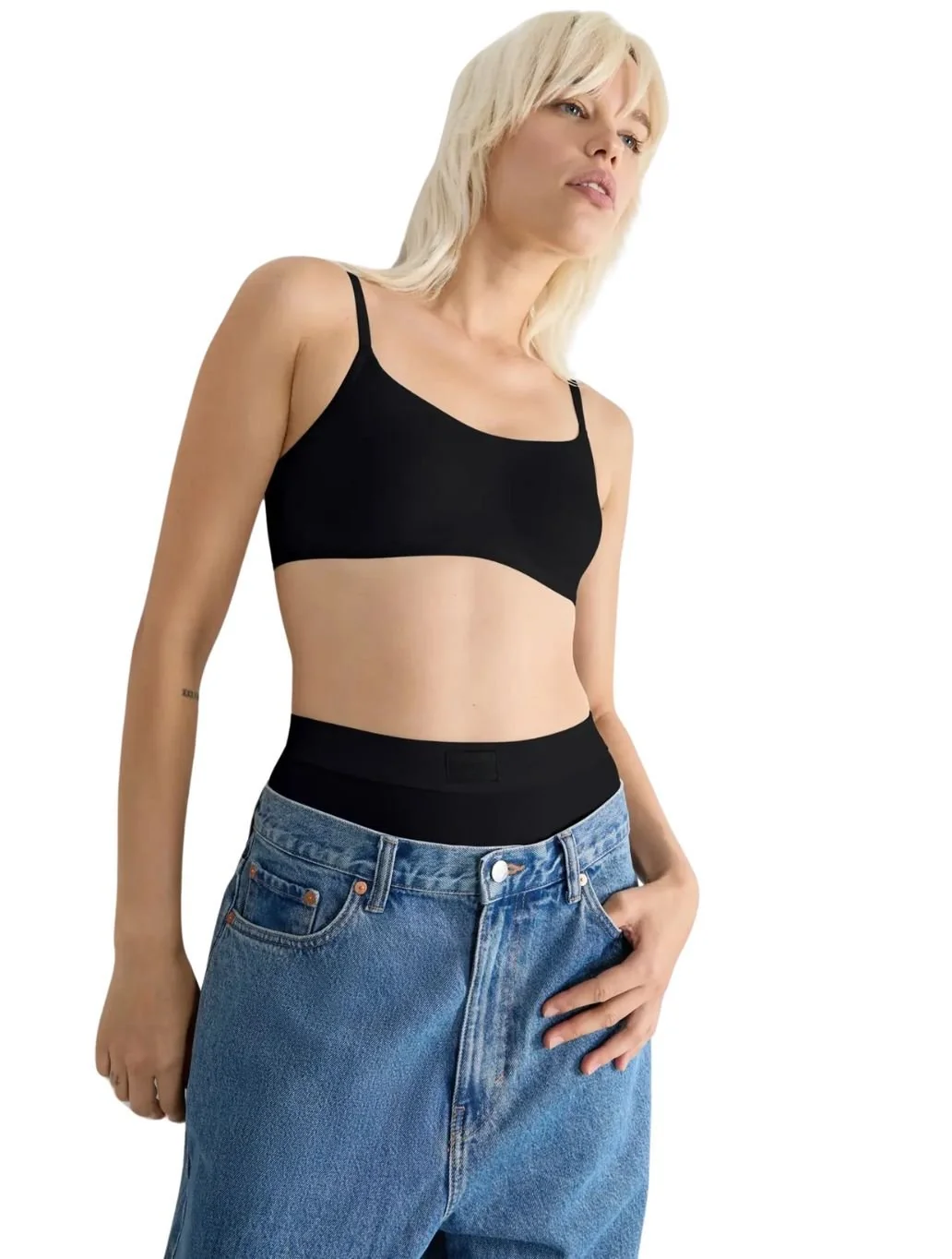 Go Daily Cotton Top, Black - Image 5