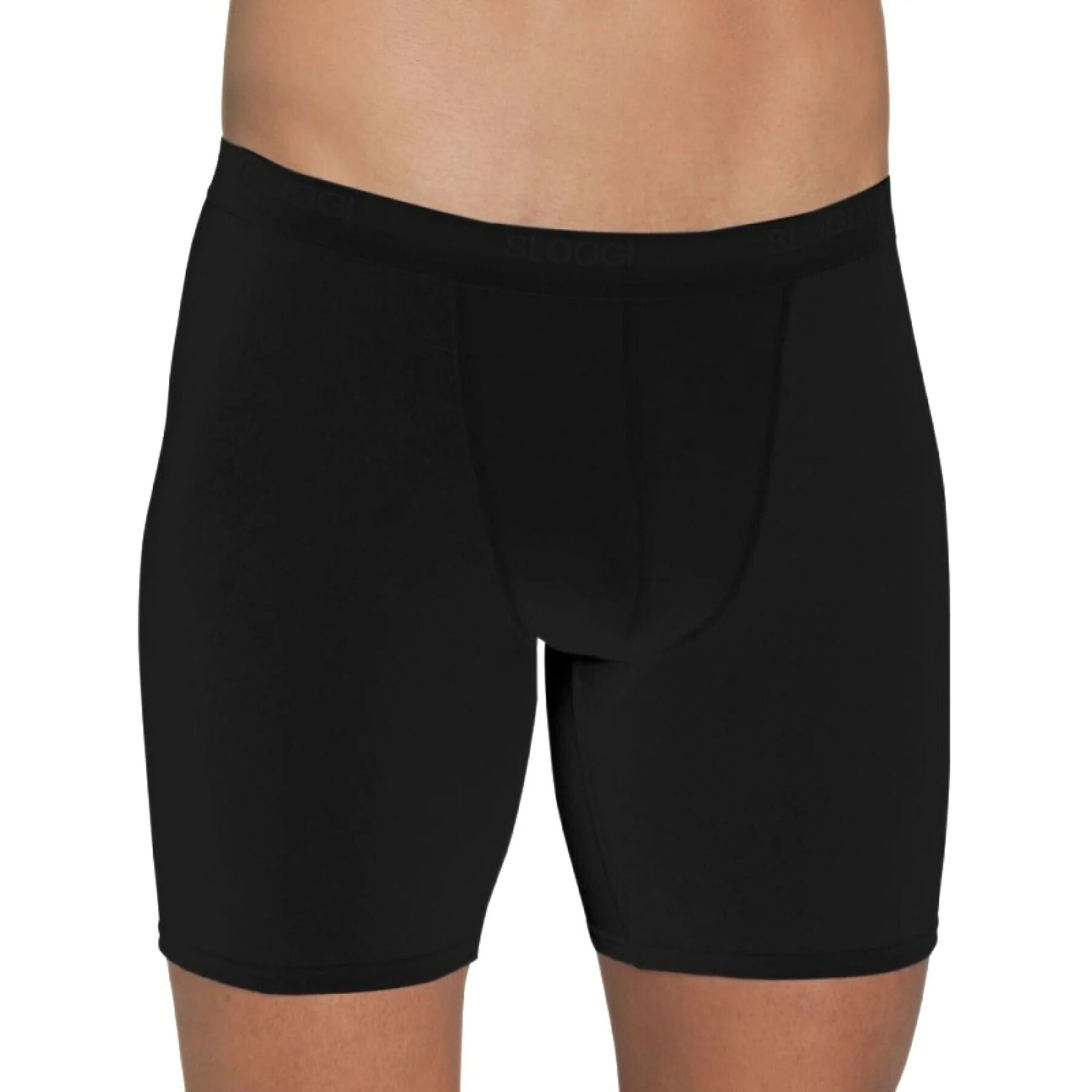 Basic Long Boxer Brief, Black - Image 2